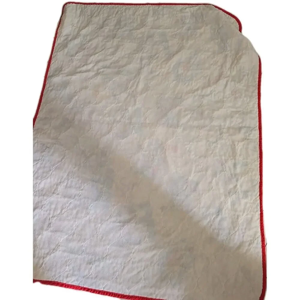 Vintage‎ Dundee Micky Mouse ABC Alphabet Quilted Baby Bedding Blanket 39