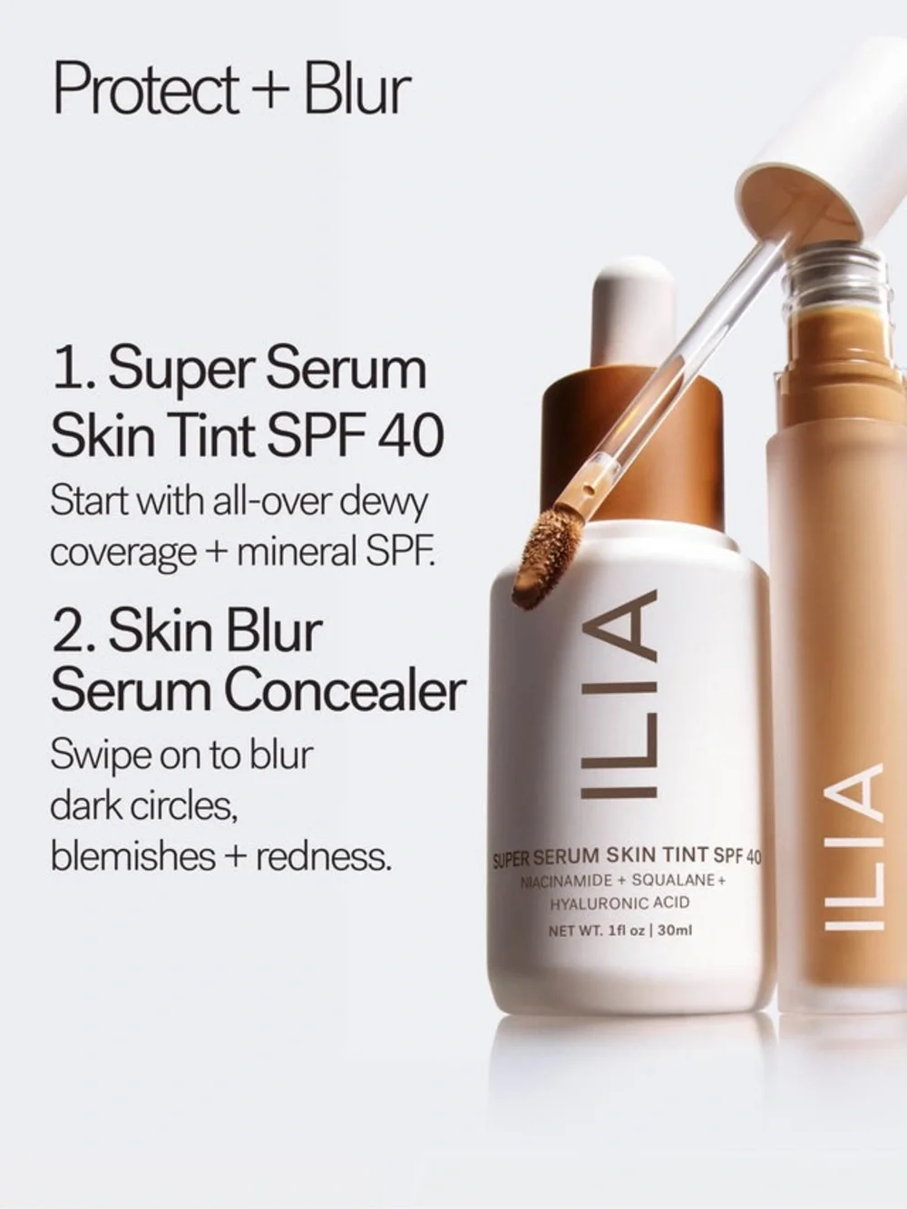ILIA spf—made shade skin
