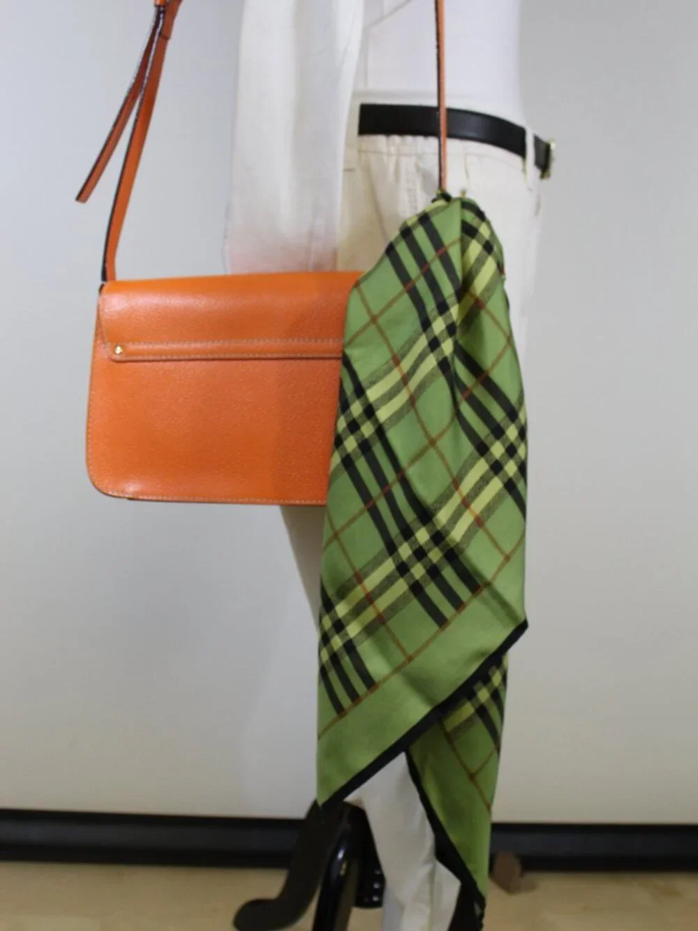 Source Unknown green tartan