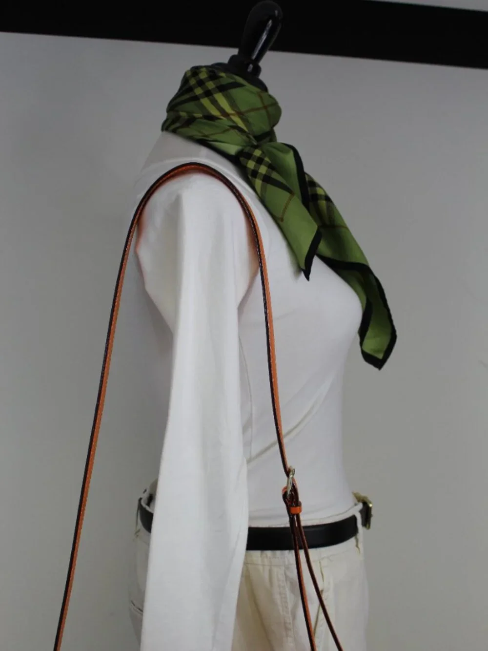 Source Unknown green tartan