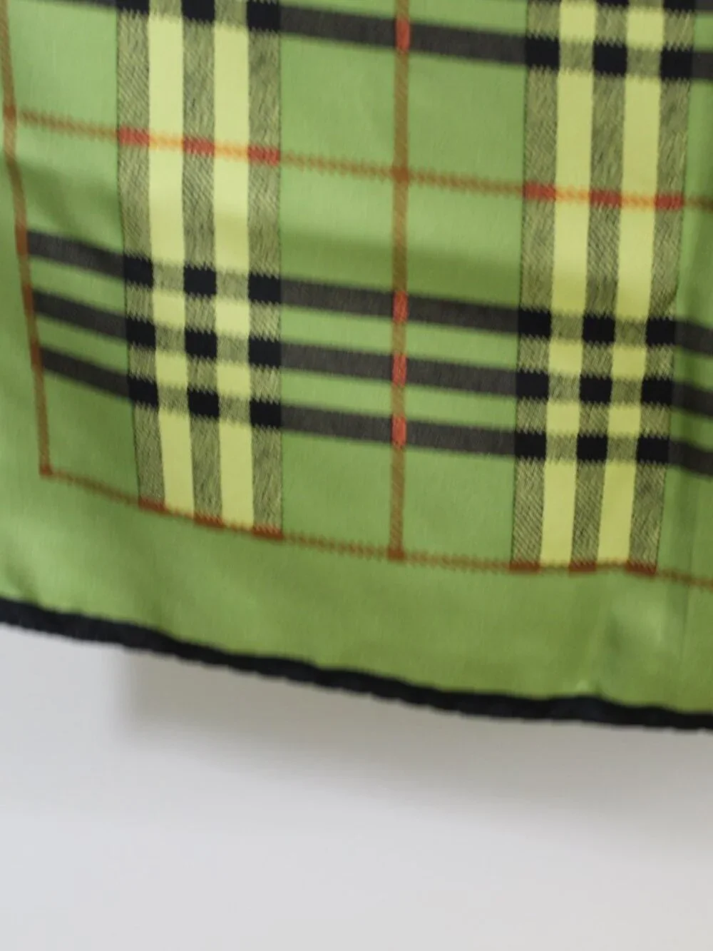 Source Unknown green tartan