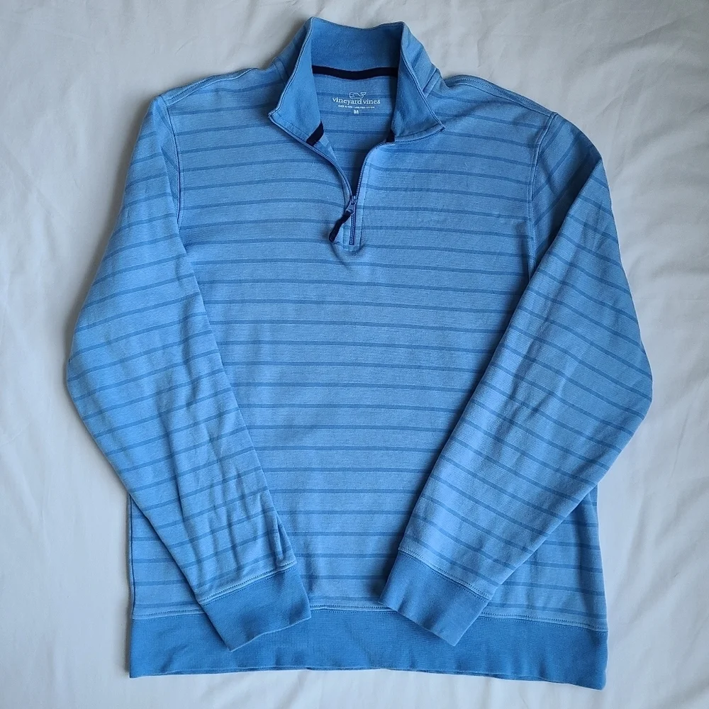 Vineyard Vines Blue Striped Pullover