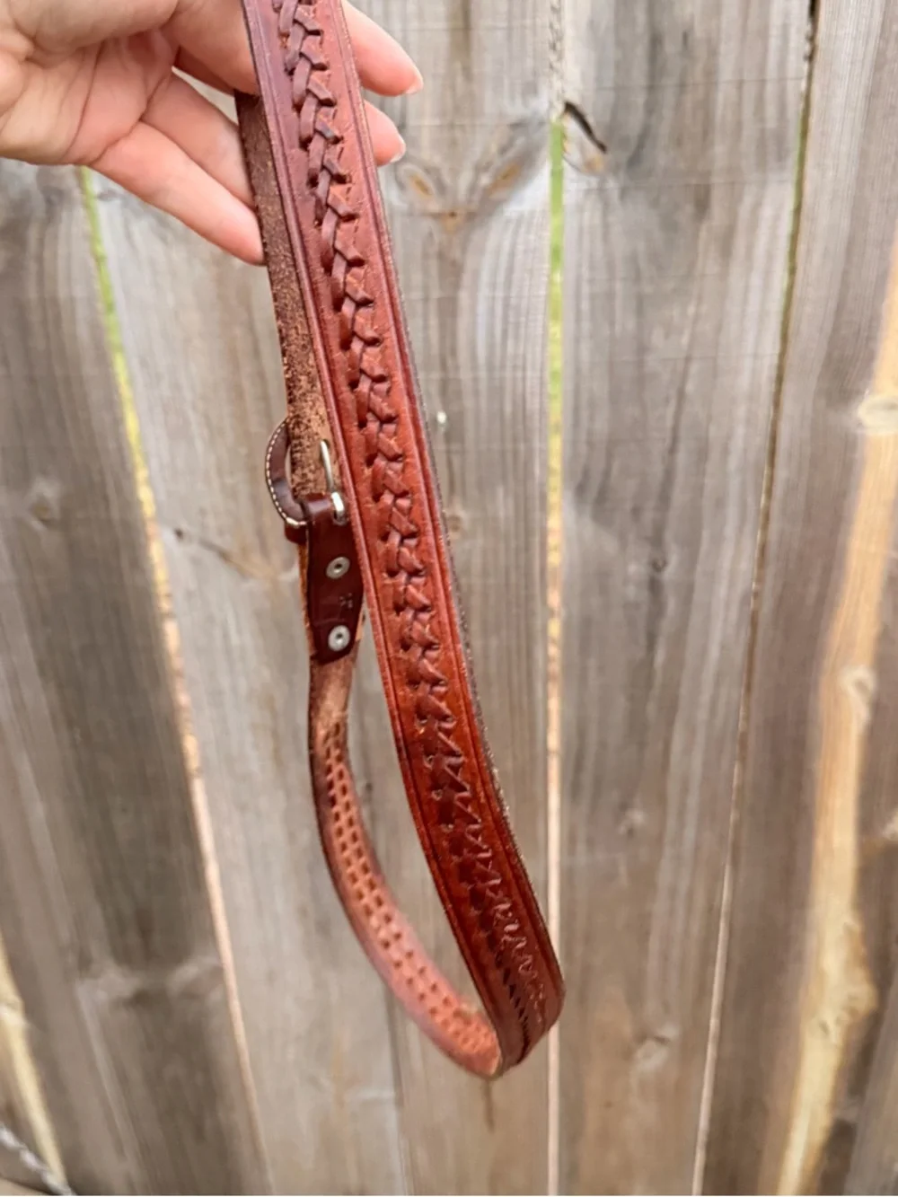 Vintage hand tooled