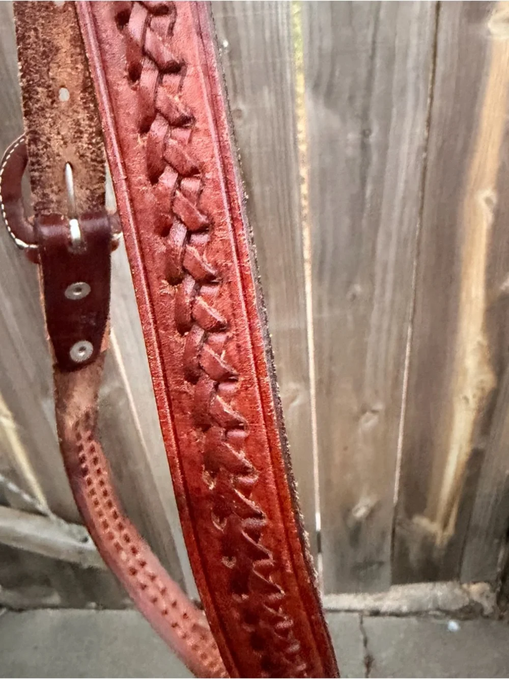 Vintage hand tooled