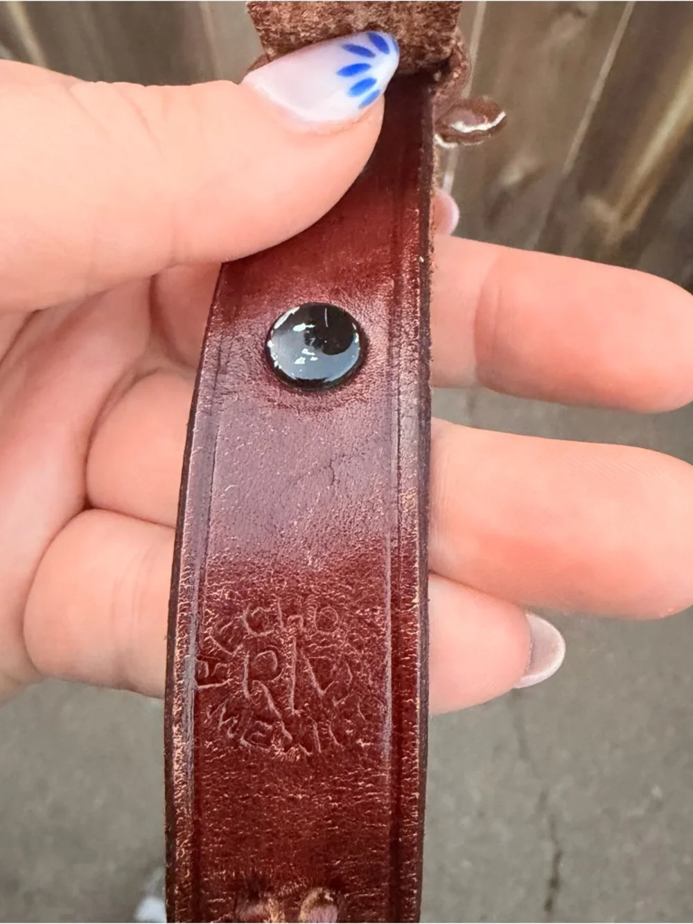 Vintage hand tooled