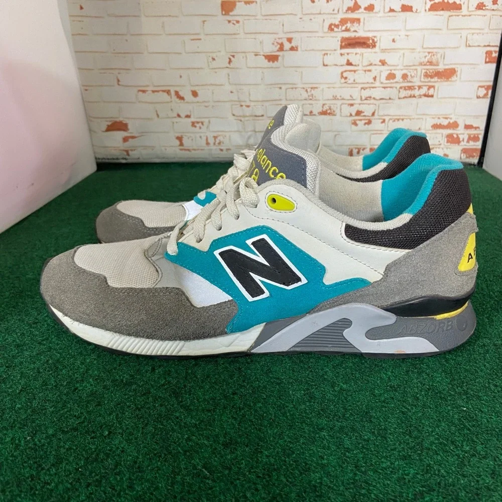 New Balance 878 Mens 10.5 Grey Teal ML878AAC ABZORB Running Shoes