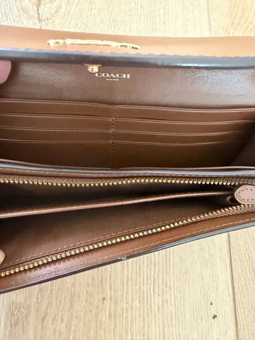 Coach wallet used