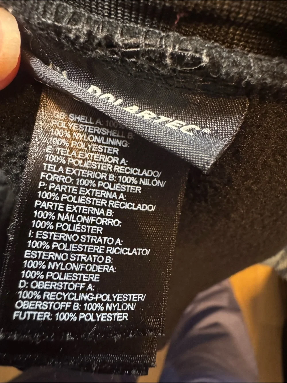The North Face technical fleece