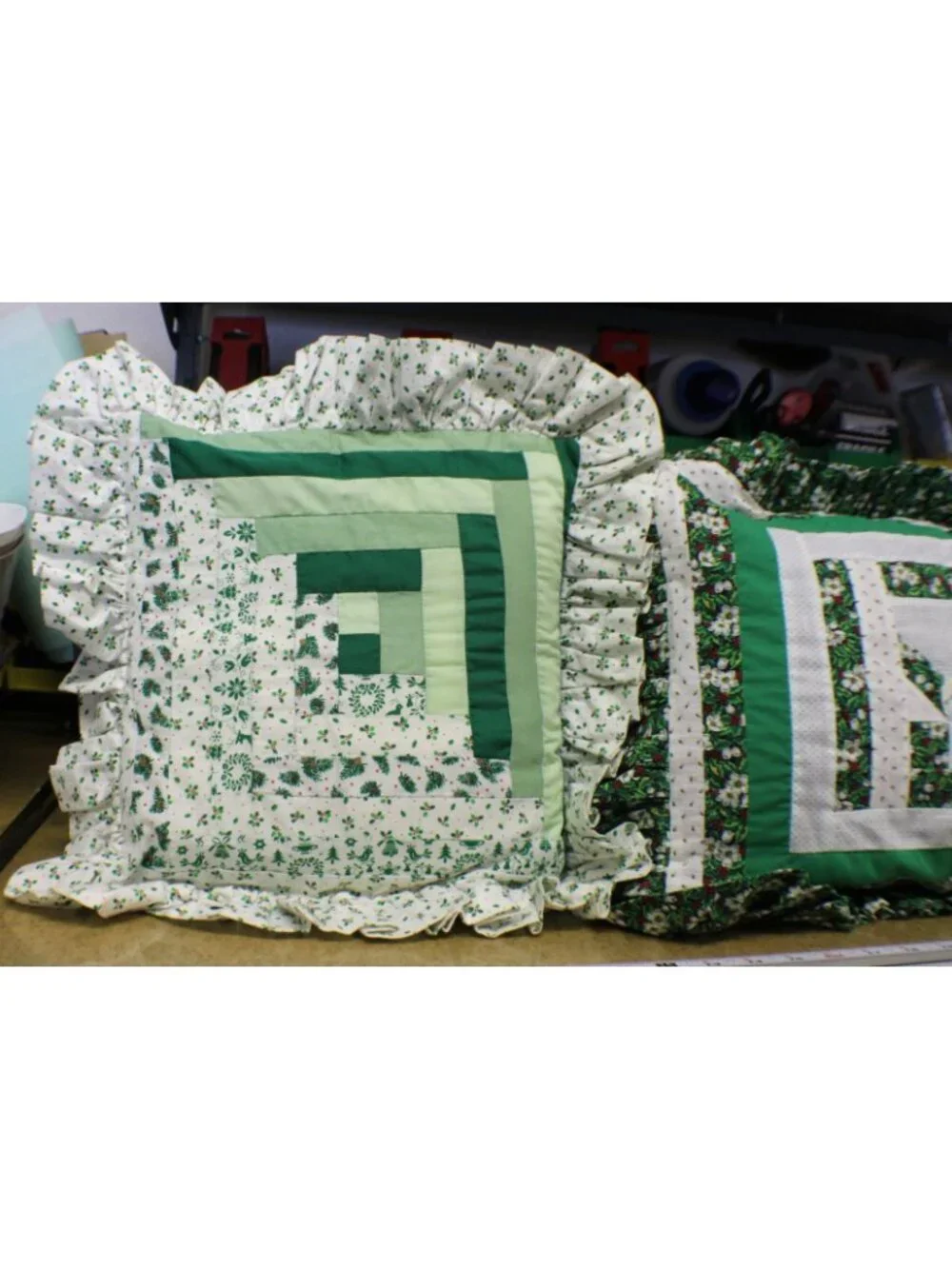 Handmade quilted patchwork