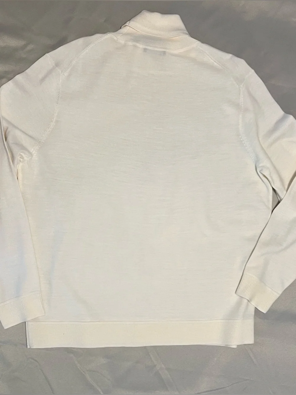 NWT $79 Murano Liquid Luxury Turtleneck Sweater Men’s XL Ivory Cream