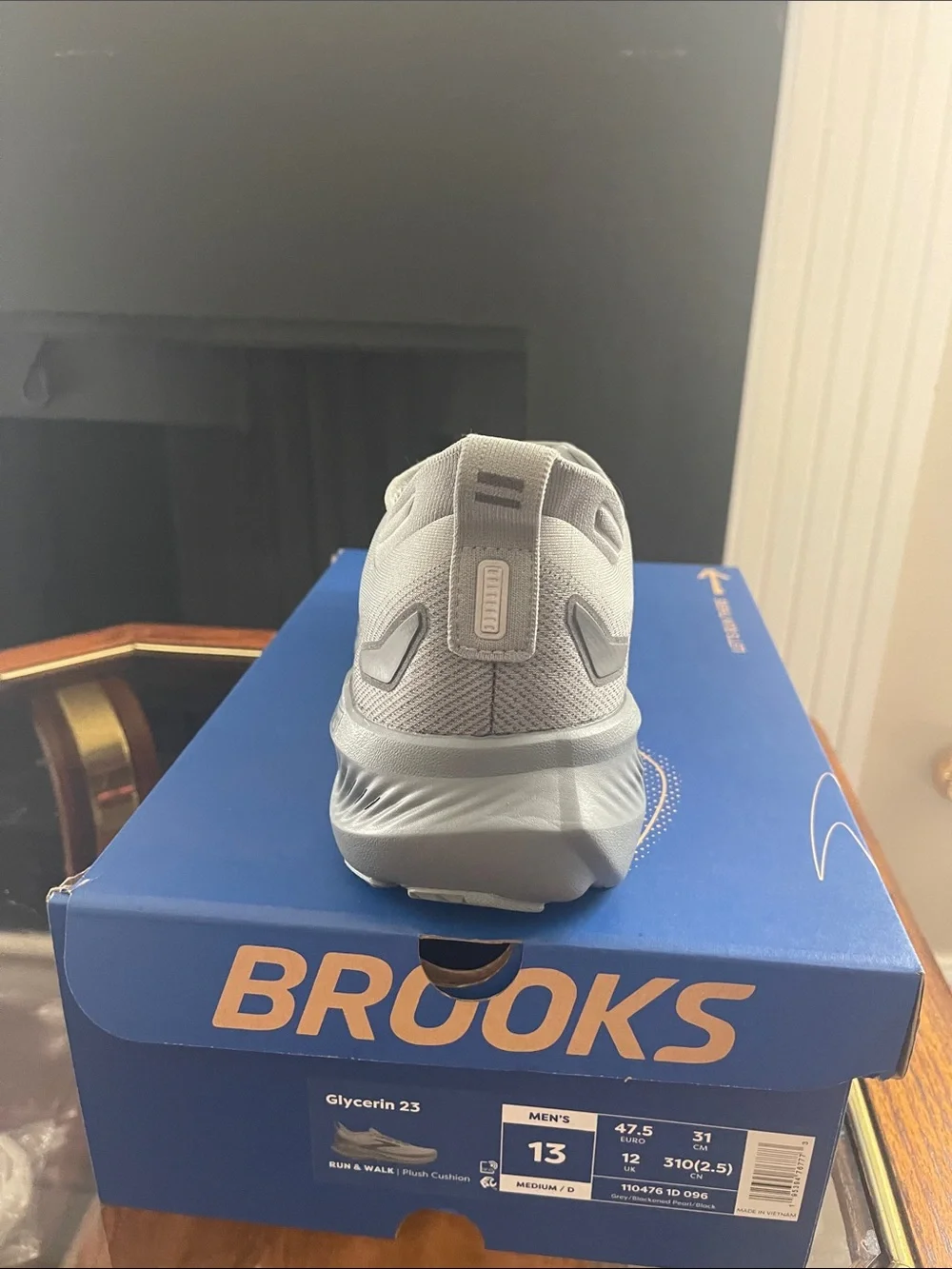 Brooks Men's Grey Running Shoe — Glycerin Style