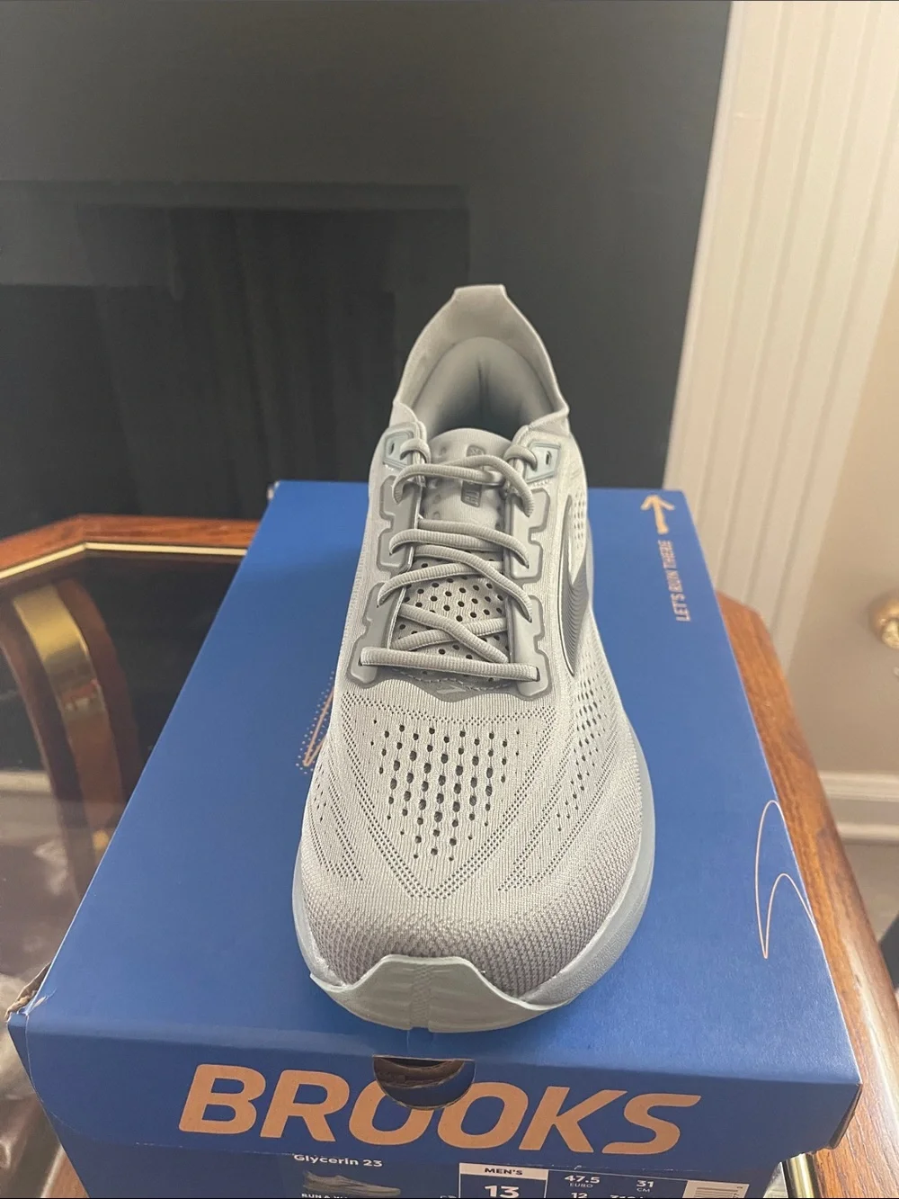 Brooks Men's Grey Running Shoe — Glycerin Style