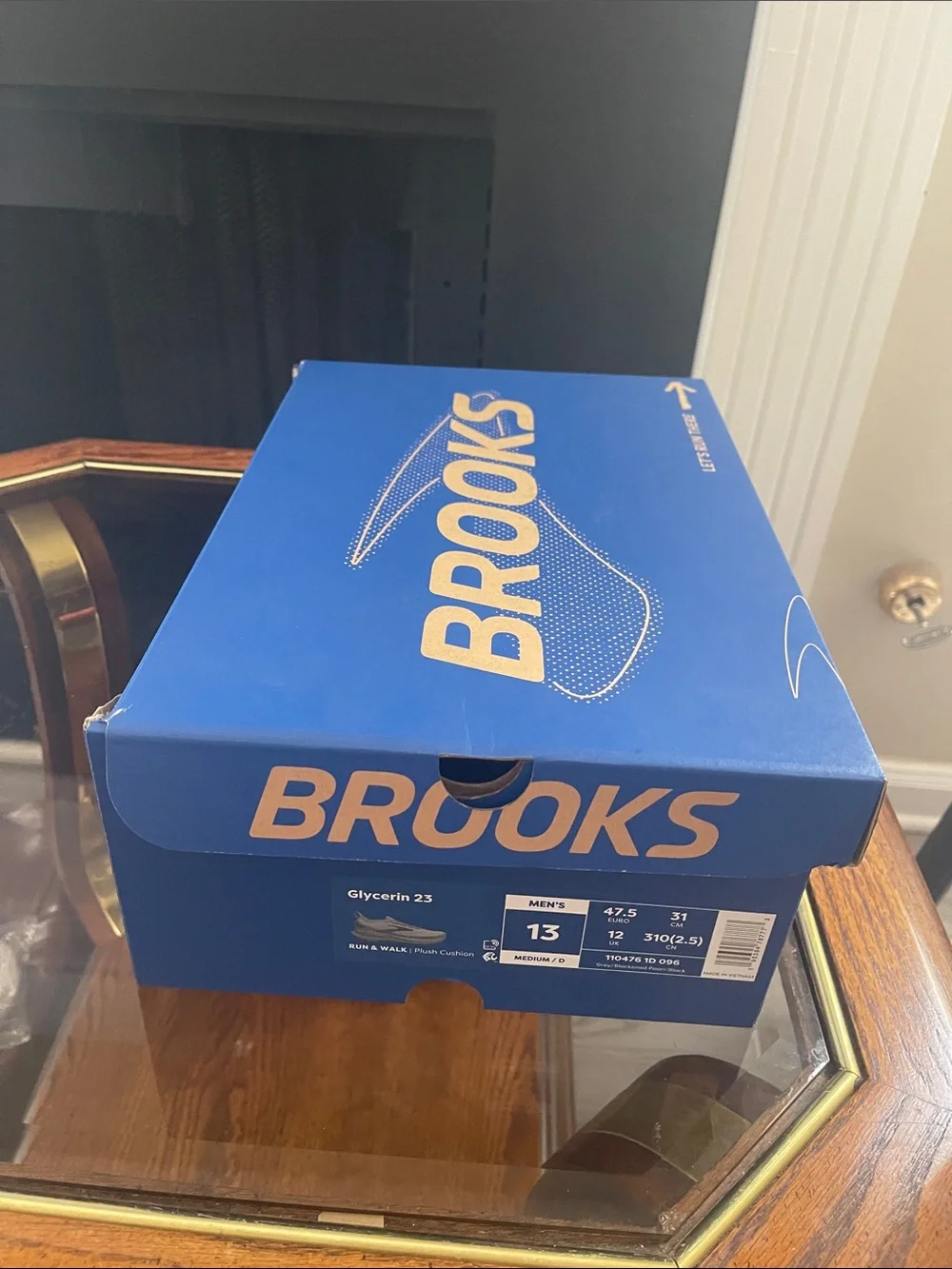 Brooks Men's Grey Running Shoe — Glycerin Style