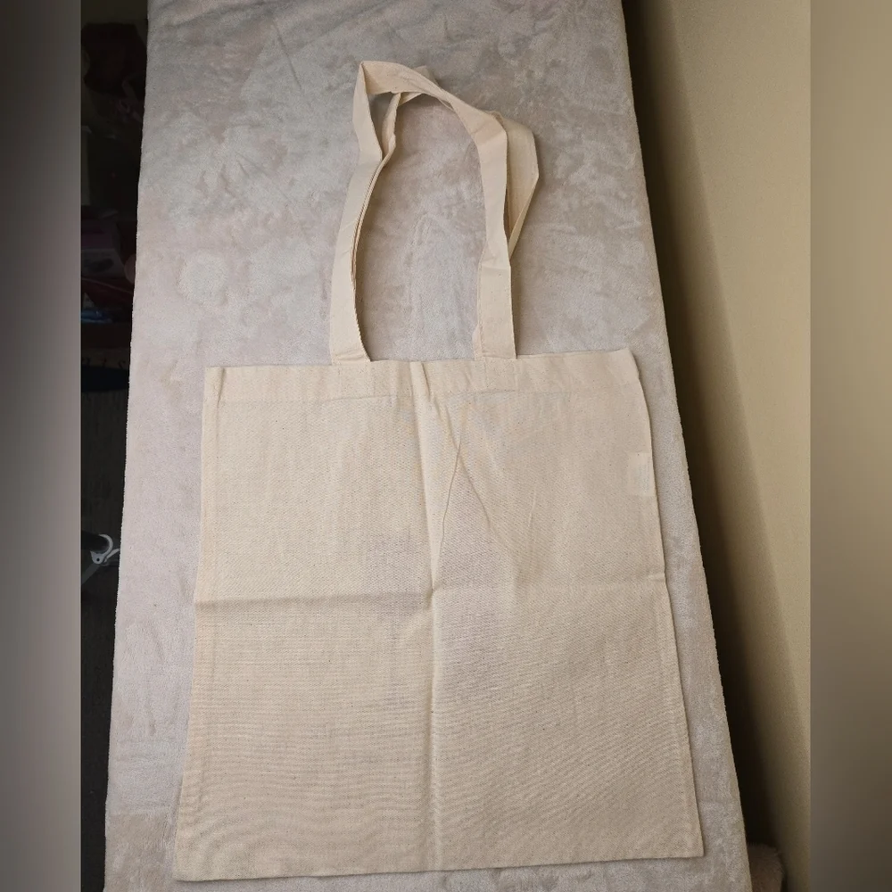 Carly Rae Studio Lightweight Canvas Tote Bag - Wine Theme