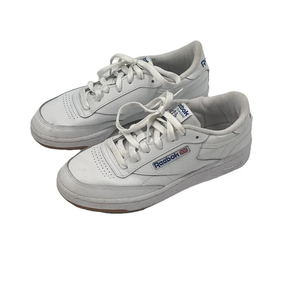 Reebok Club C 85 Leather White Sneakers Sz Mens 6