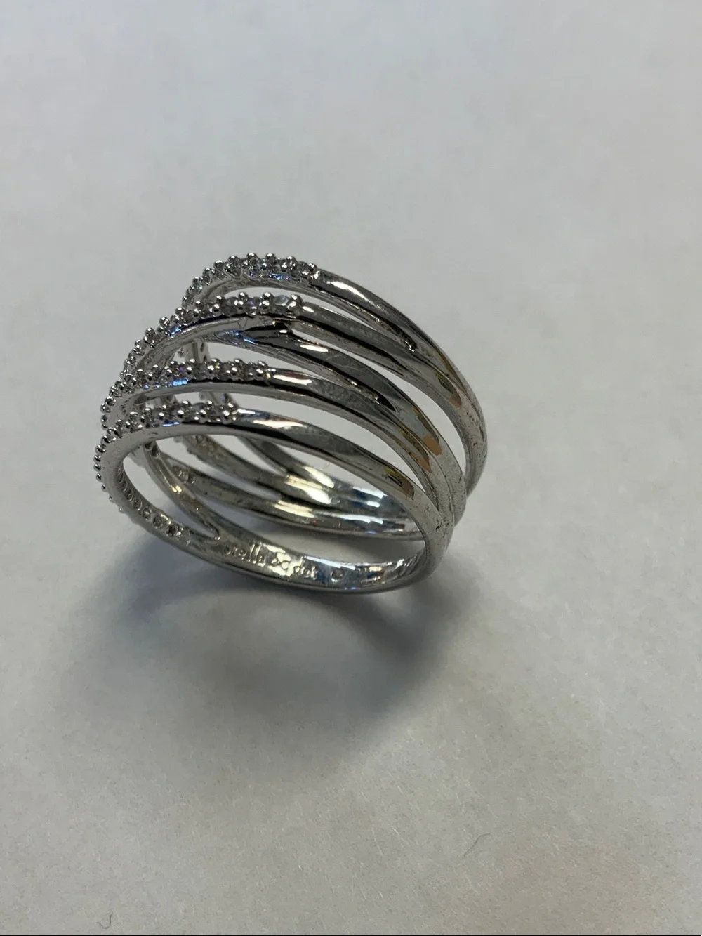 Stella & Dot silver colored