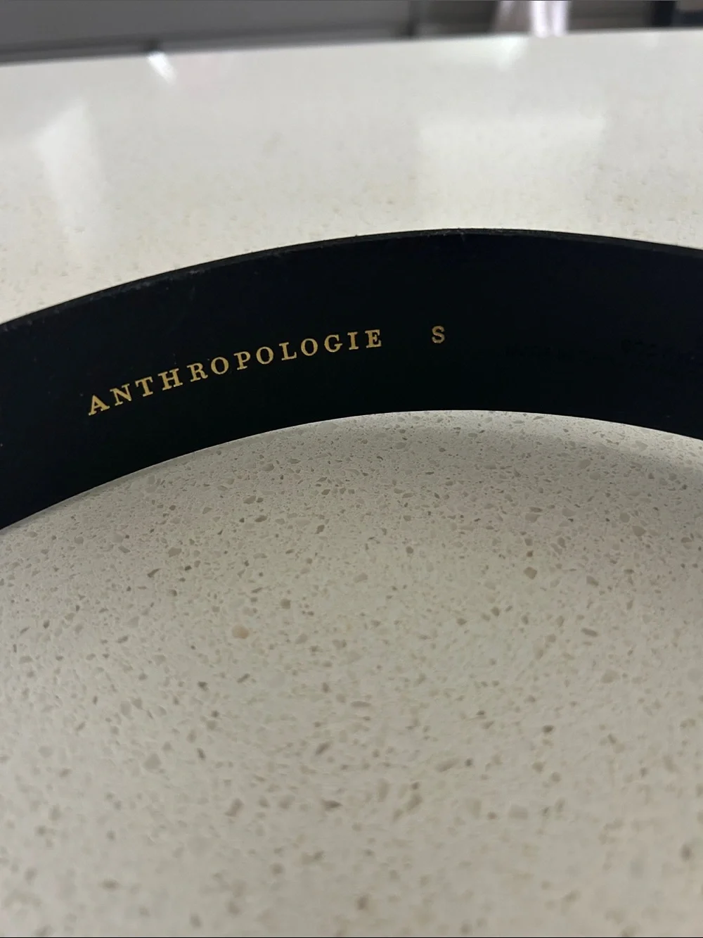Anthropologie sleek black