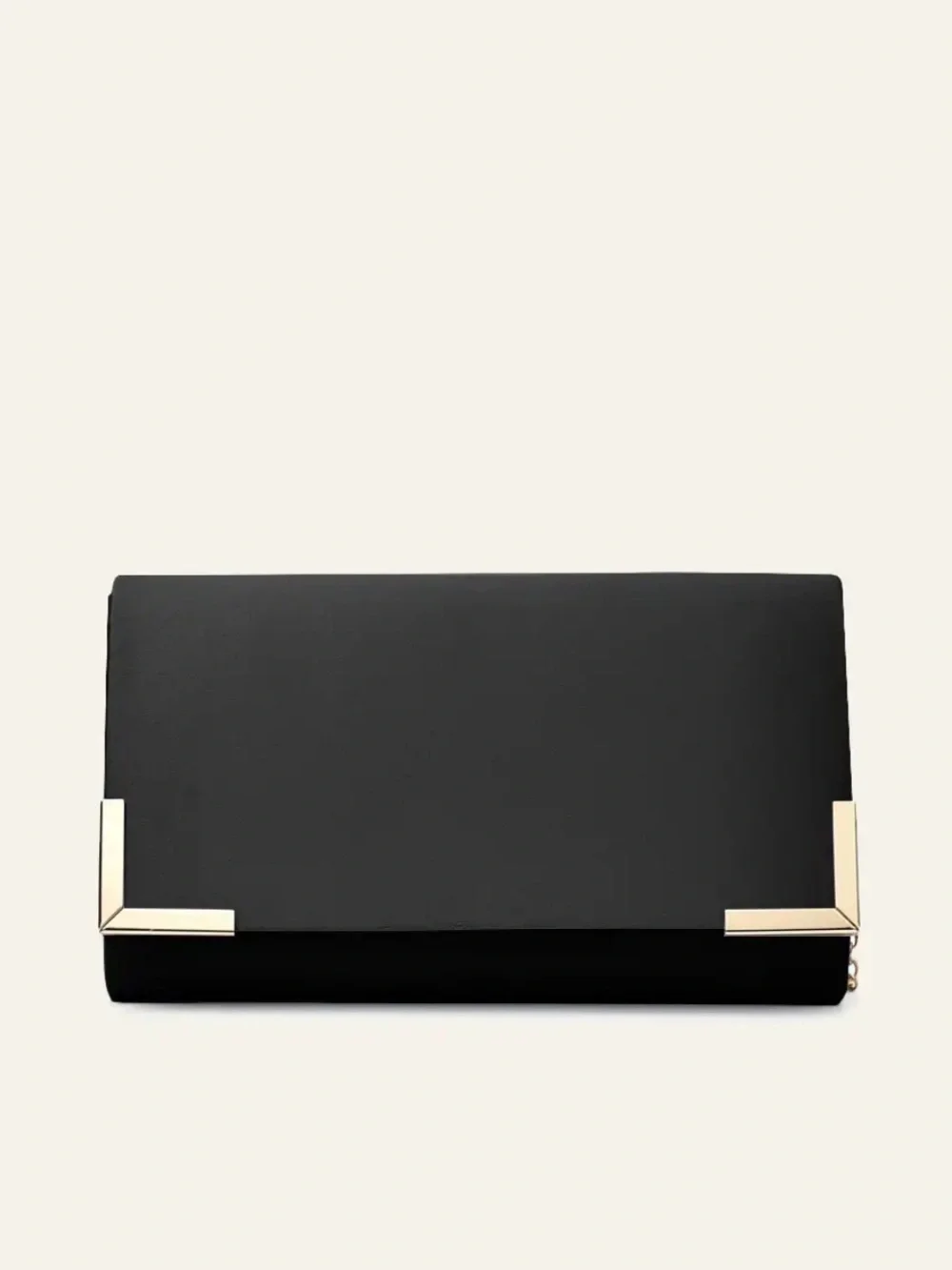 Matte Satin Envelope Clutch - Black NWOT
