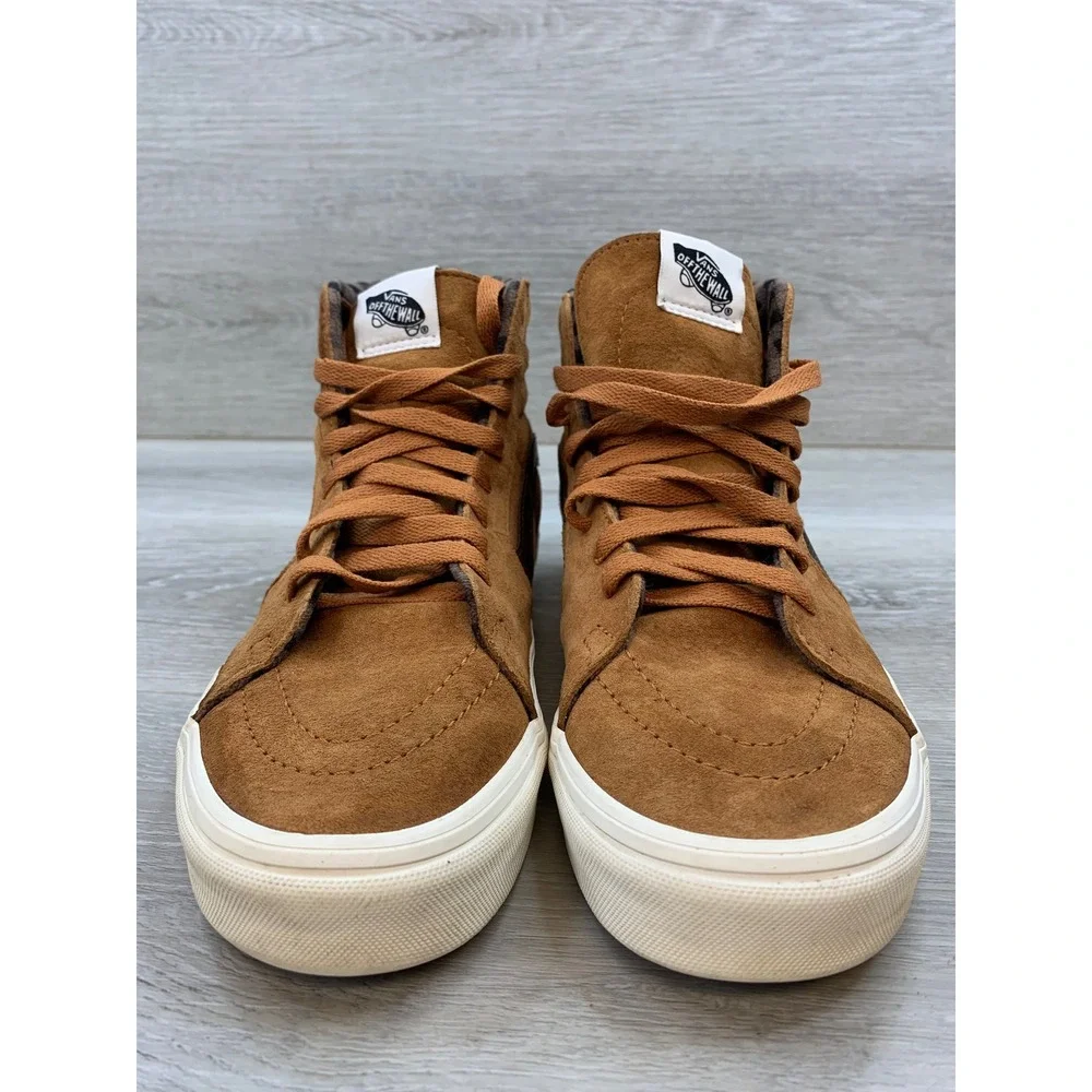Vans Sk8-Hi MTE Men's Sneakers Brown Suede Water Repellent High Top 8 Shoes