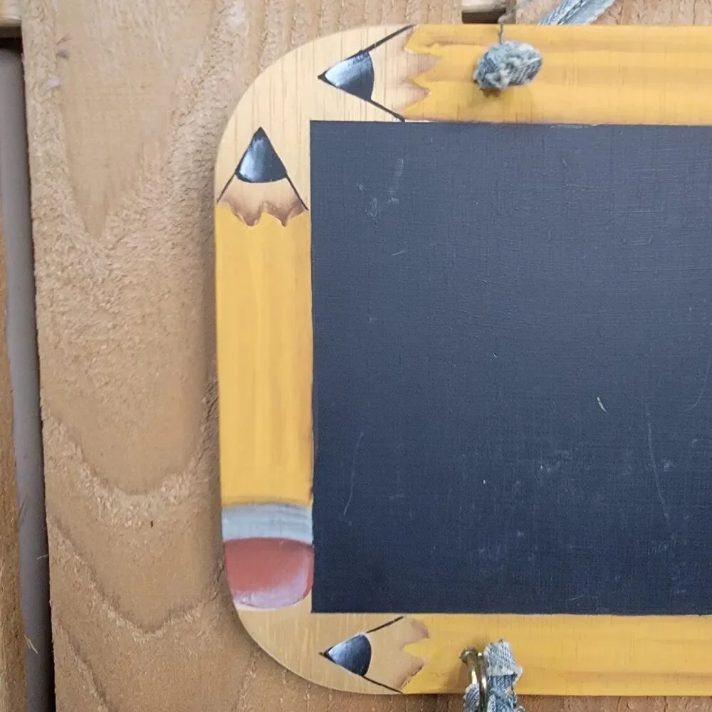 Hall Pass Chalkboard Set (1 board & 4 passes) Teacher Supplies Class Home Decor