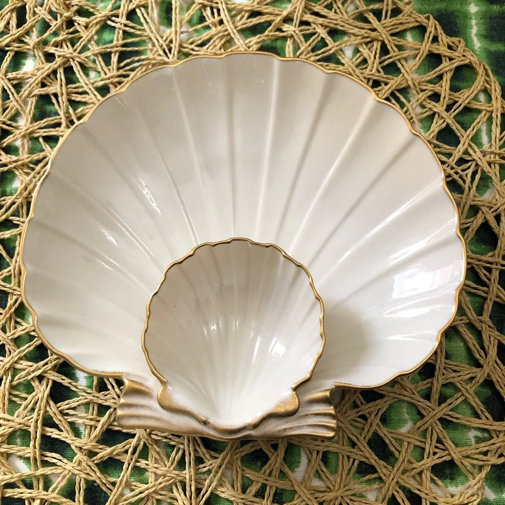 Lenox China Gold Rimmed Cream Dish‎