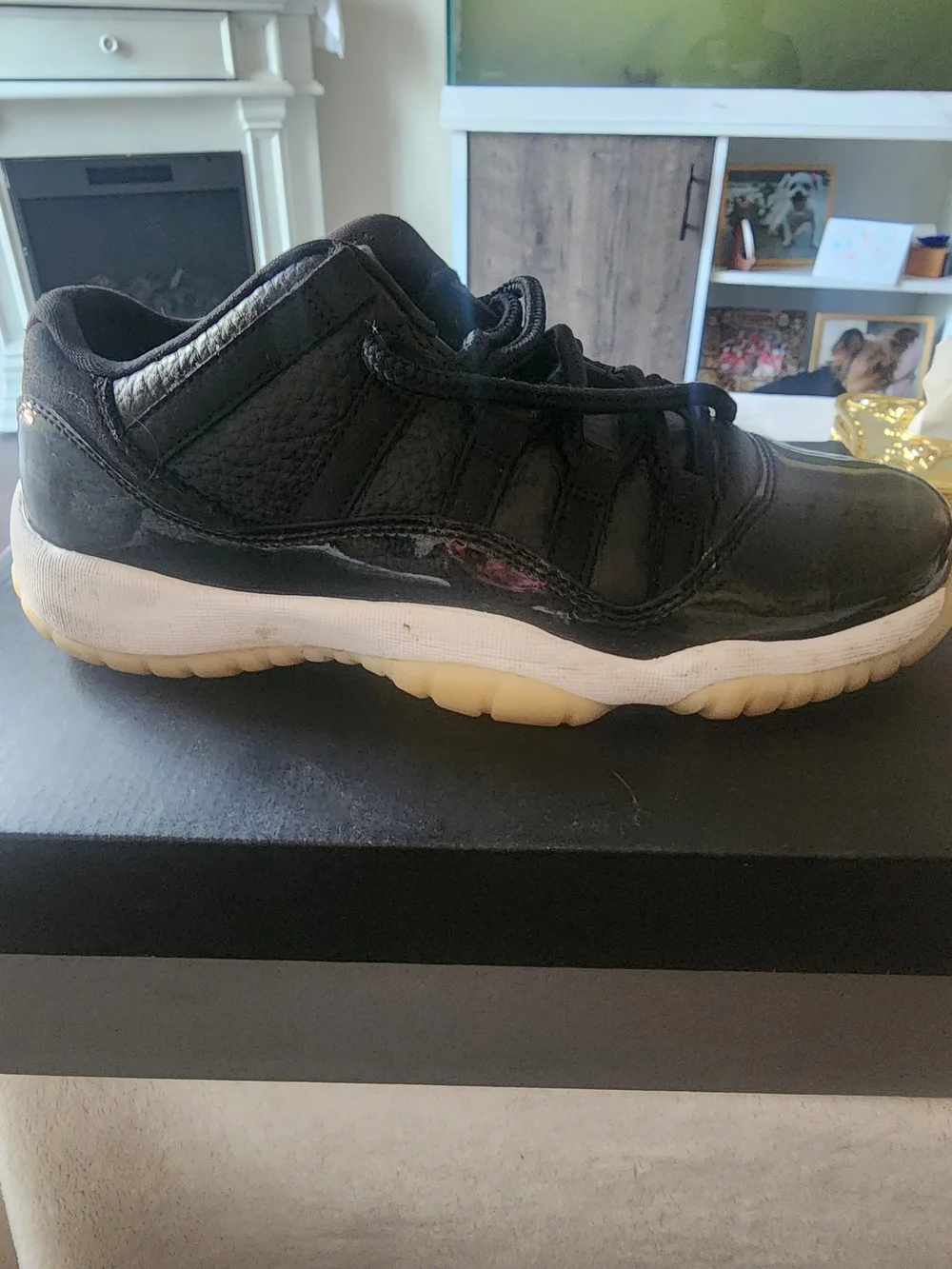 Jordan Air Jordan 11 Retro Low GS in Black and White