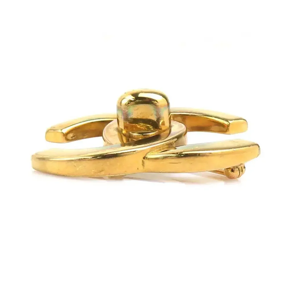 CHANEL gold logo