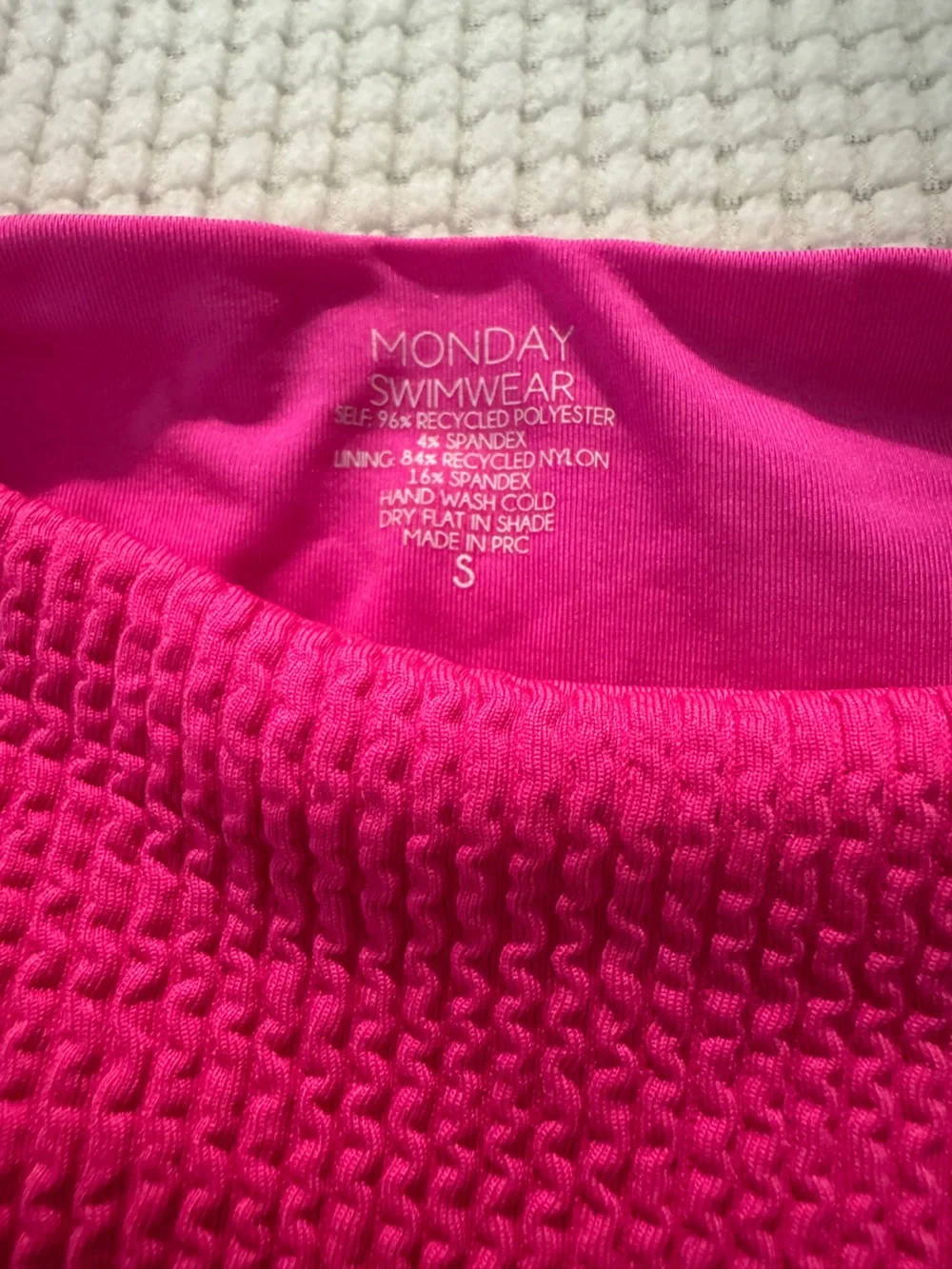 Monday Swimwear coverage fabric