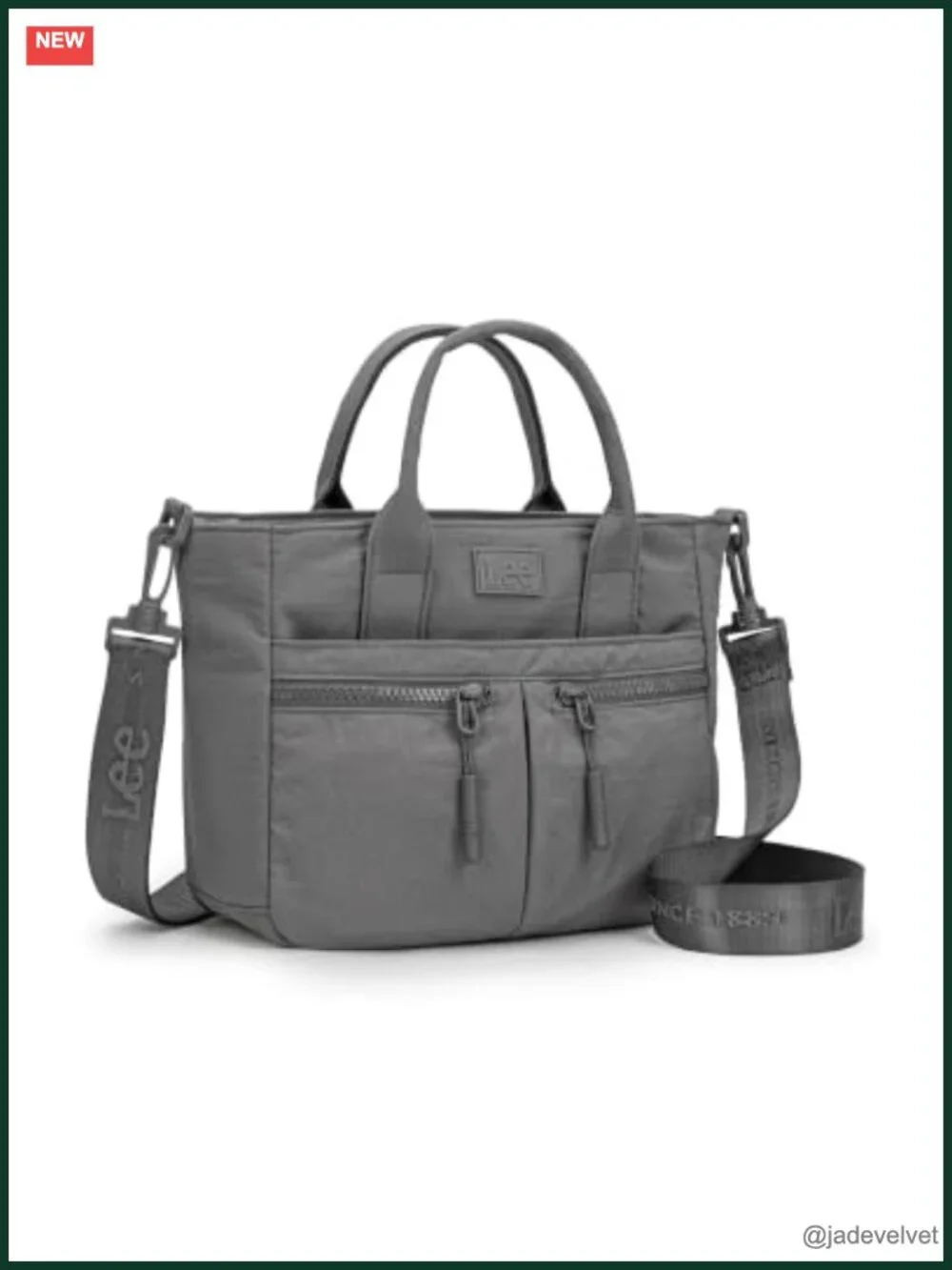 Waterproof Nylon Tote Bag with Multiple Pockets Crossbody