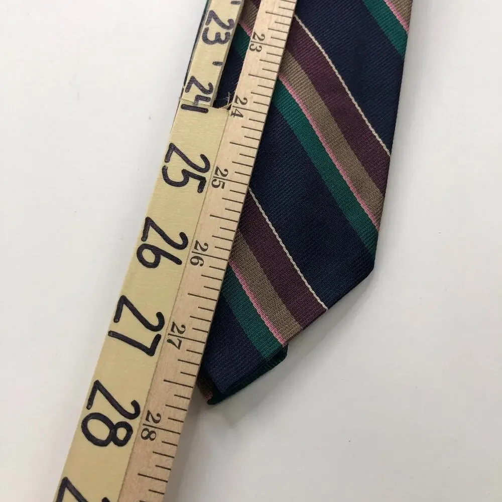 Robert Talbott Best of Class 100% Silk Neck Tie Men’s Striped Vintage VTG 55