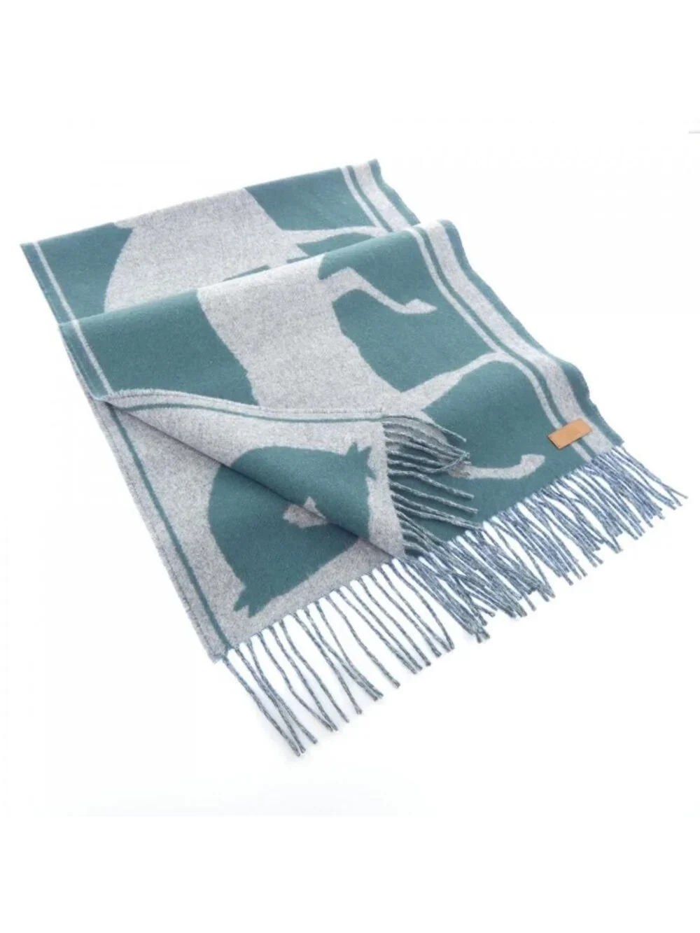 Hermes Tete a Queue Scarf
