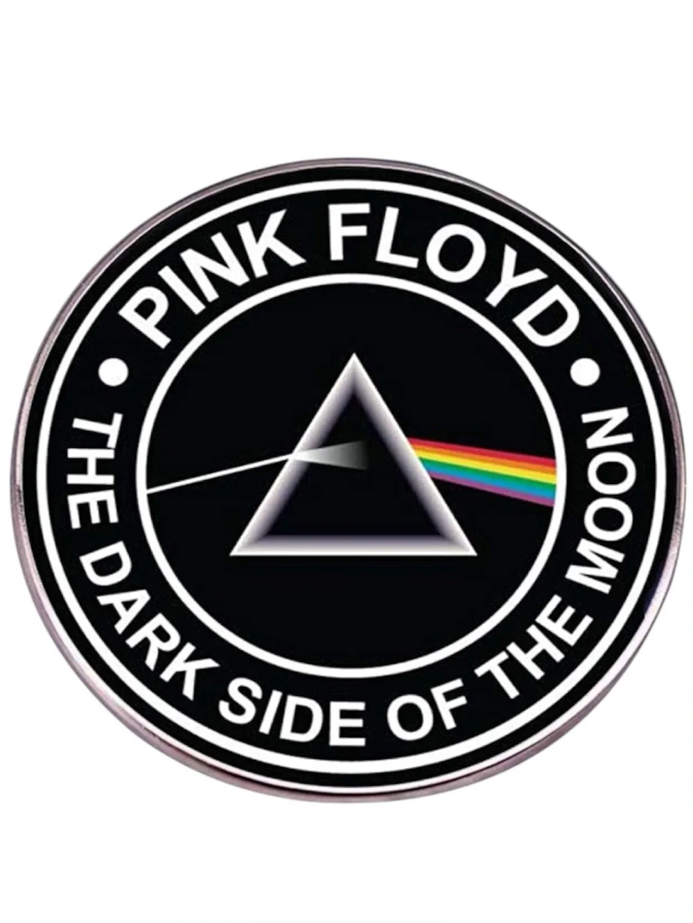 Prism Rainbow Enamel Pin – Classic Rock Inspired Lapel Pin Badge