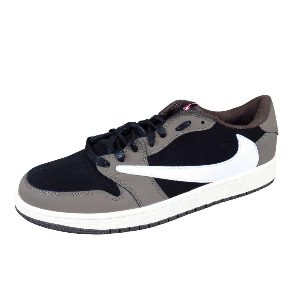Jordan 1 Retro Low OG SP Travis Scott Mens Sneaker 11 Mocha CQ4277-001‎ Brown