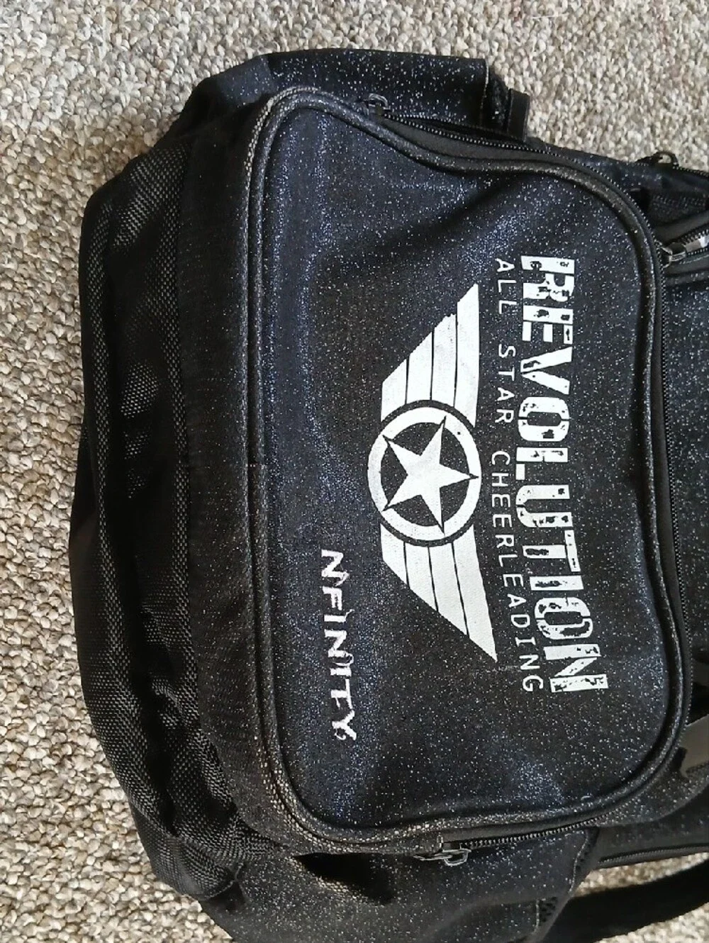 NFINITY black glitter