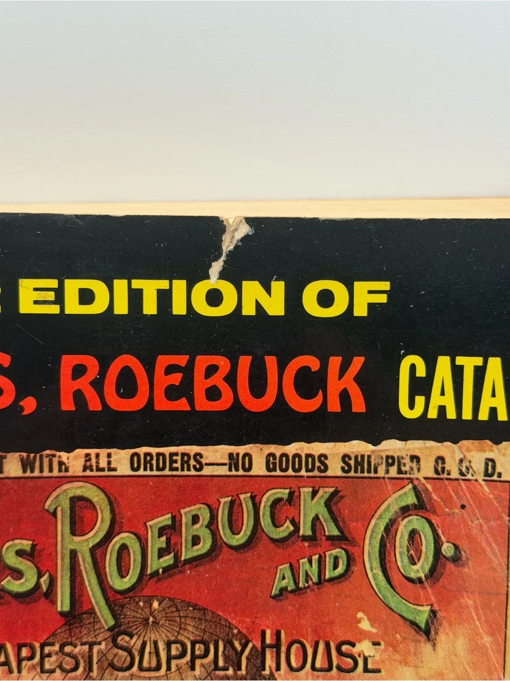 1902 Edition of The Sears, Roebuck Catalogue 1969 Vintage Paperback Book