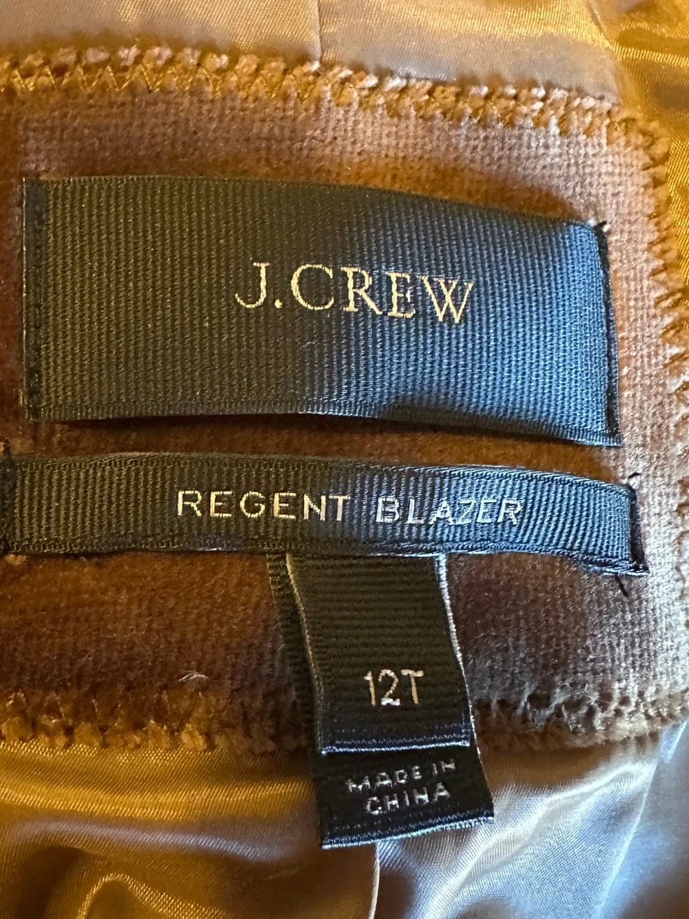 J. Crew gorgeous velvet