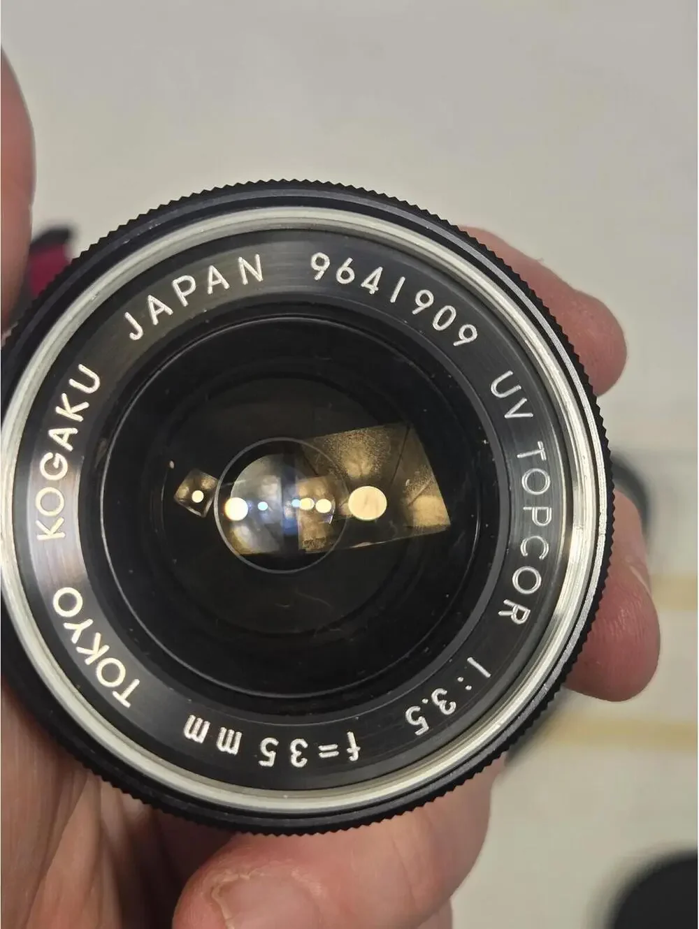 Vintage Topcon UV Topcor 35mm F/3.5 Lens Exakta Japan Manual Focus Wide Angle