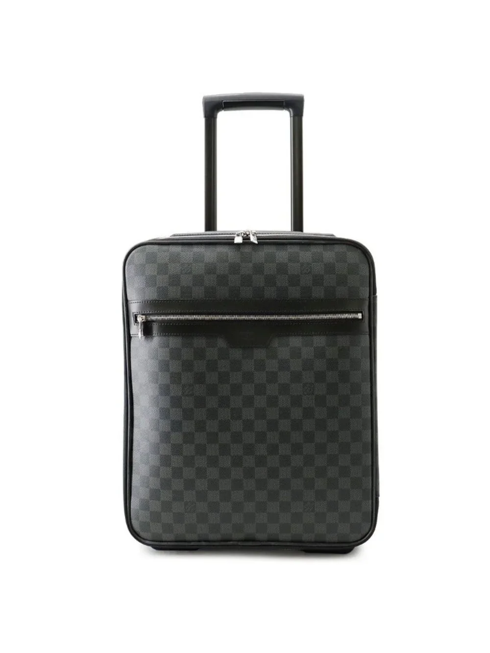 Louis Vuitton Carry Case Damier Graphite Pegase 45 Suitcase Black Travel
