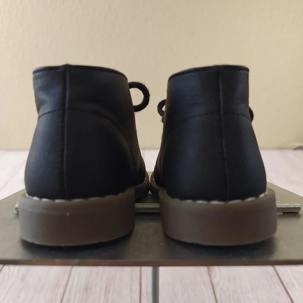 The Children's Place Toddler Boys Lace Up Boots - black sz 7