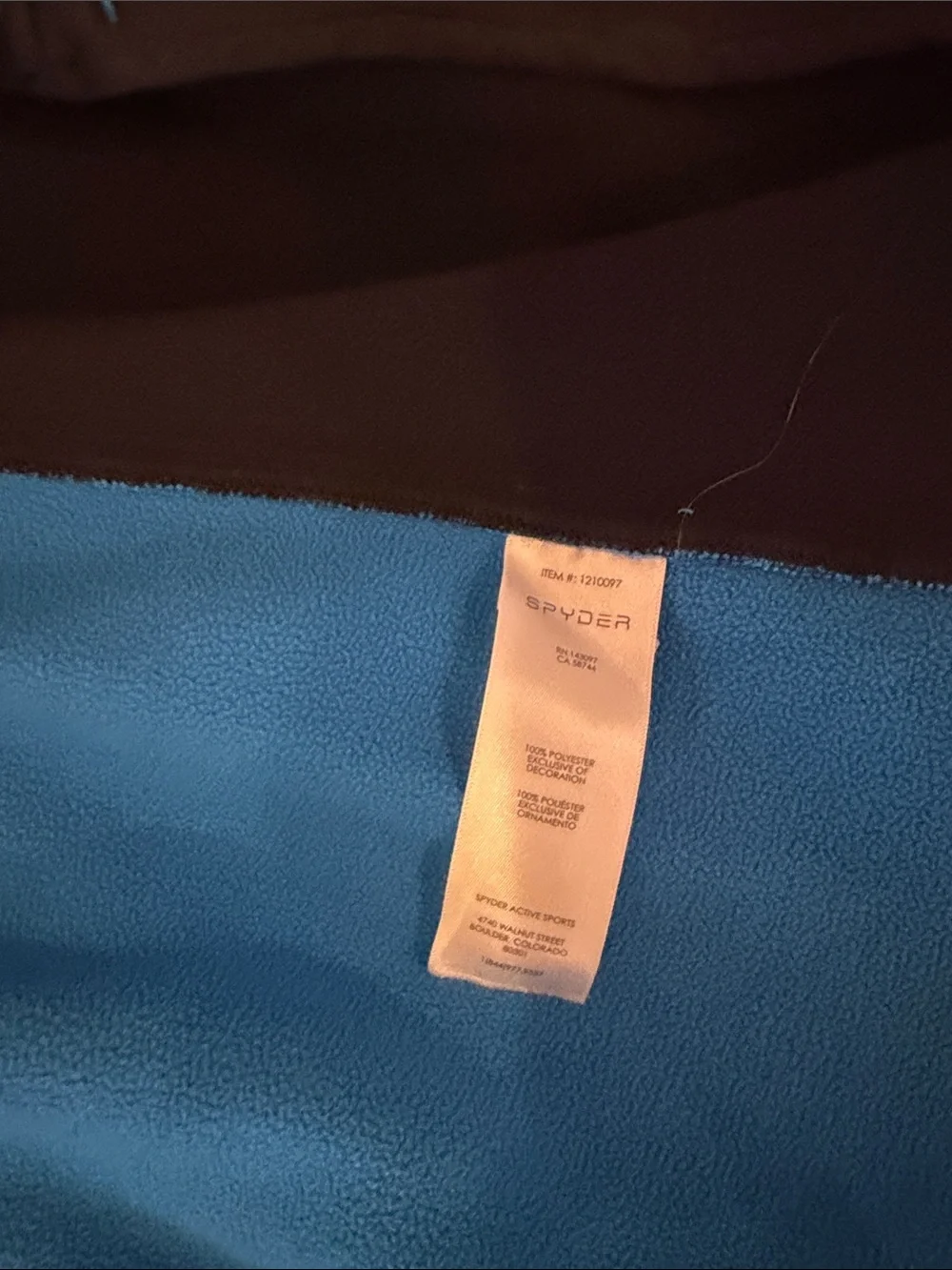 Spyder sporty fleece