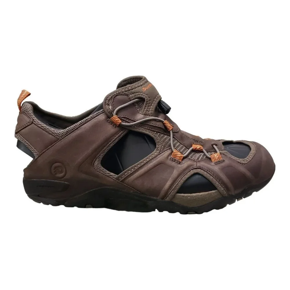 Dunham Men's‎ Vibe Ruggards Tout Aller Brown Leather Sandals - Size 13