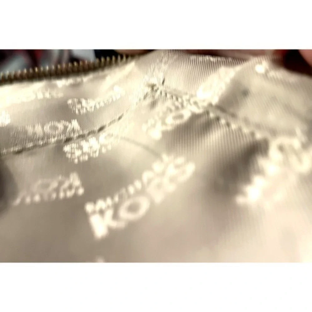 Michael Kors Emmy Dome Satchel Purse‎ Crossbody Metallic Gold Medium
