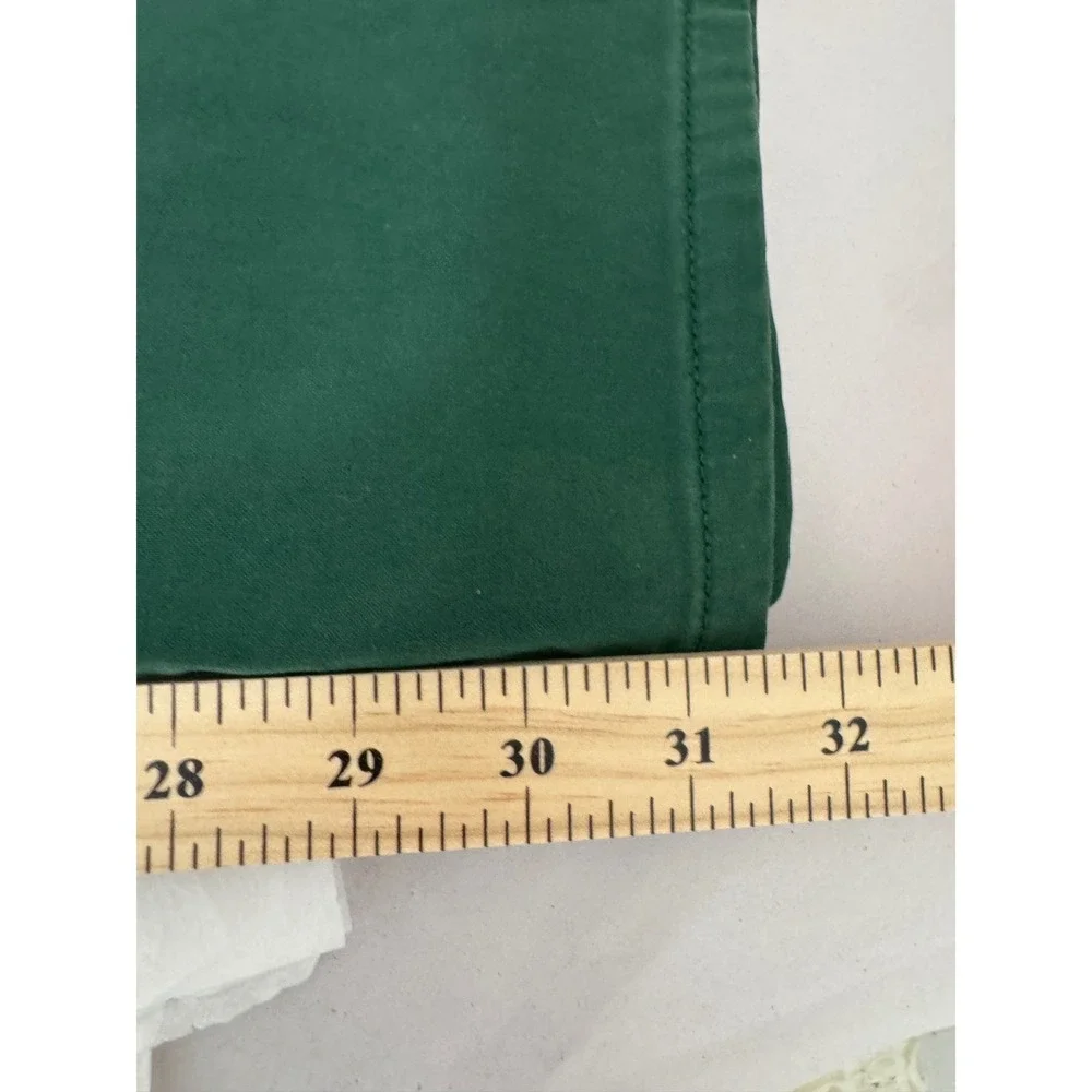 Polo Ralph Lauren Varick Slim Straight sz 32x32 Green Stretch preppy academia