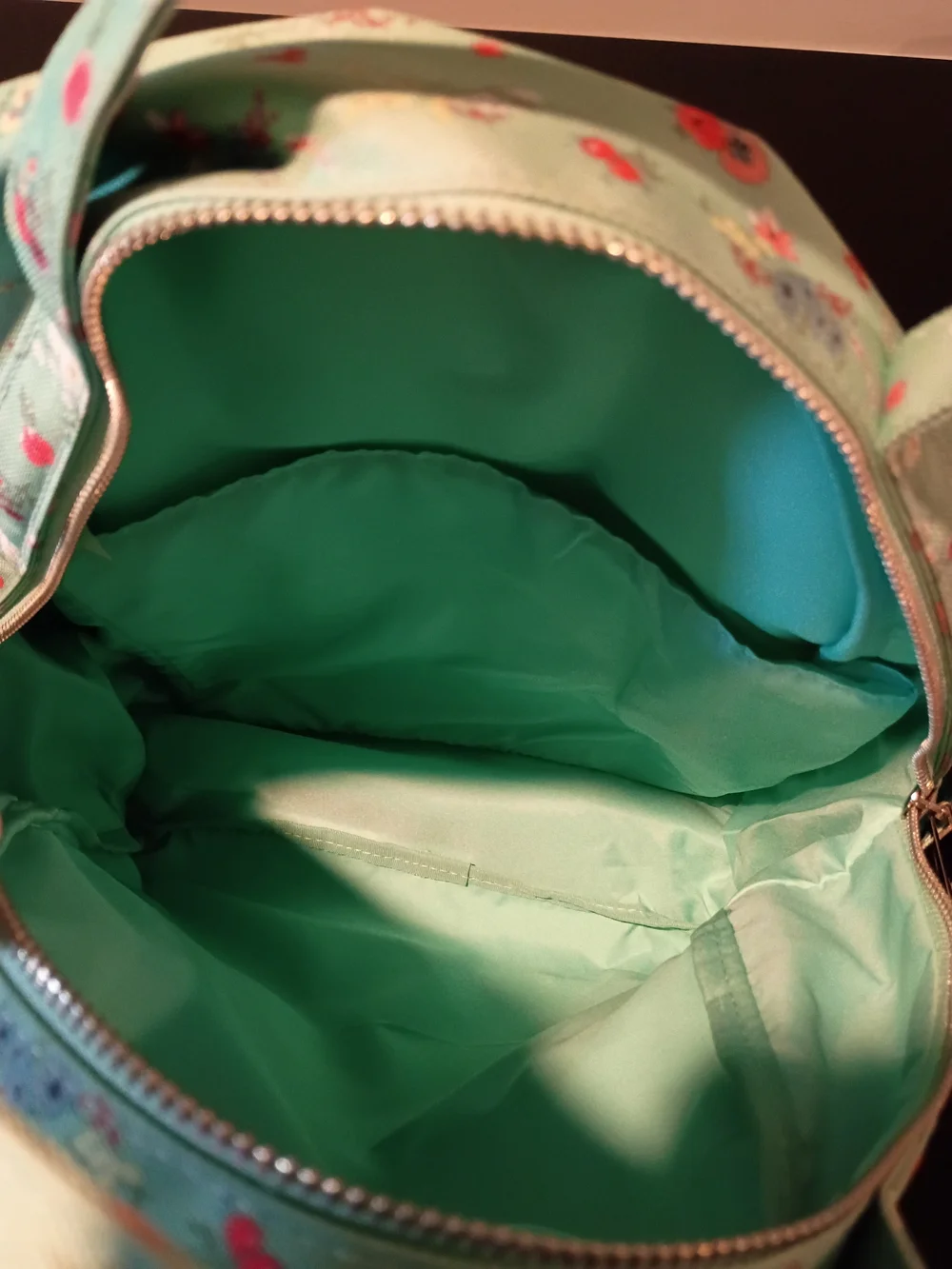 No Boundaries Women's Dome Backpack – Mint Green Floral