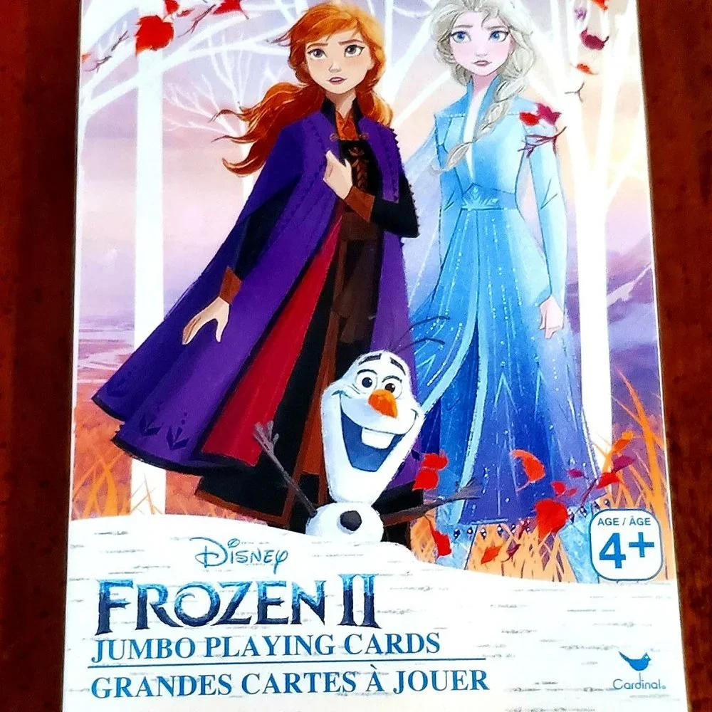 Disney FROZEN II - 54 Pack Jumbo Playing Cards - Brand New and Sealed - Age 4+