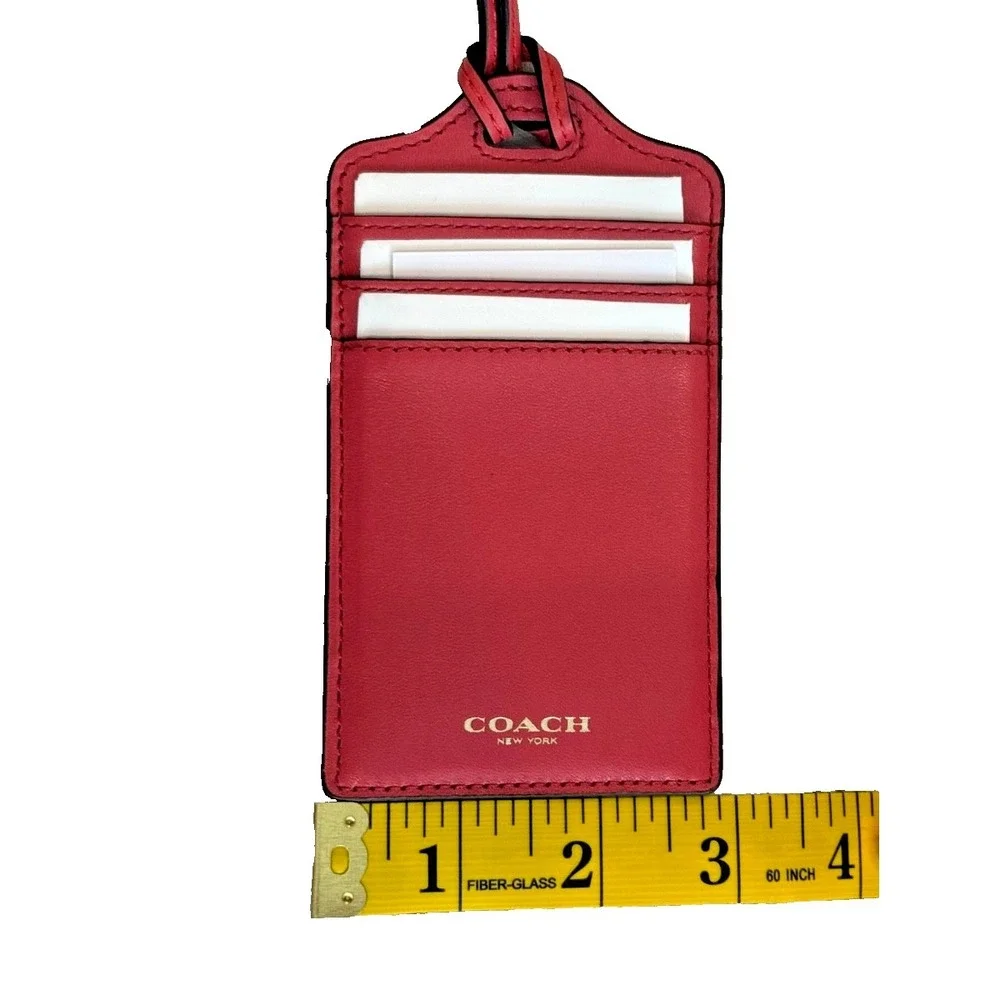Coach genuine red