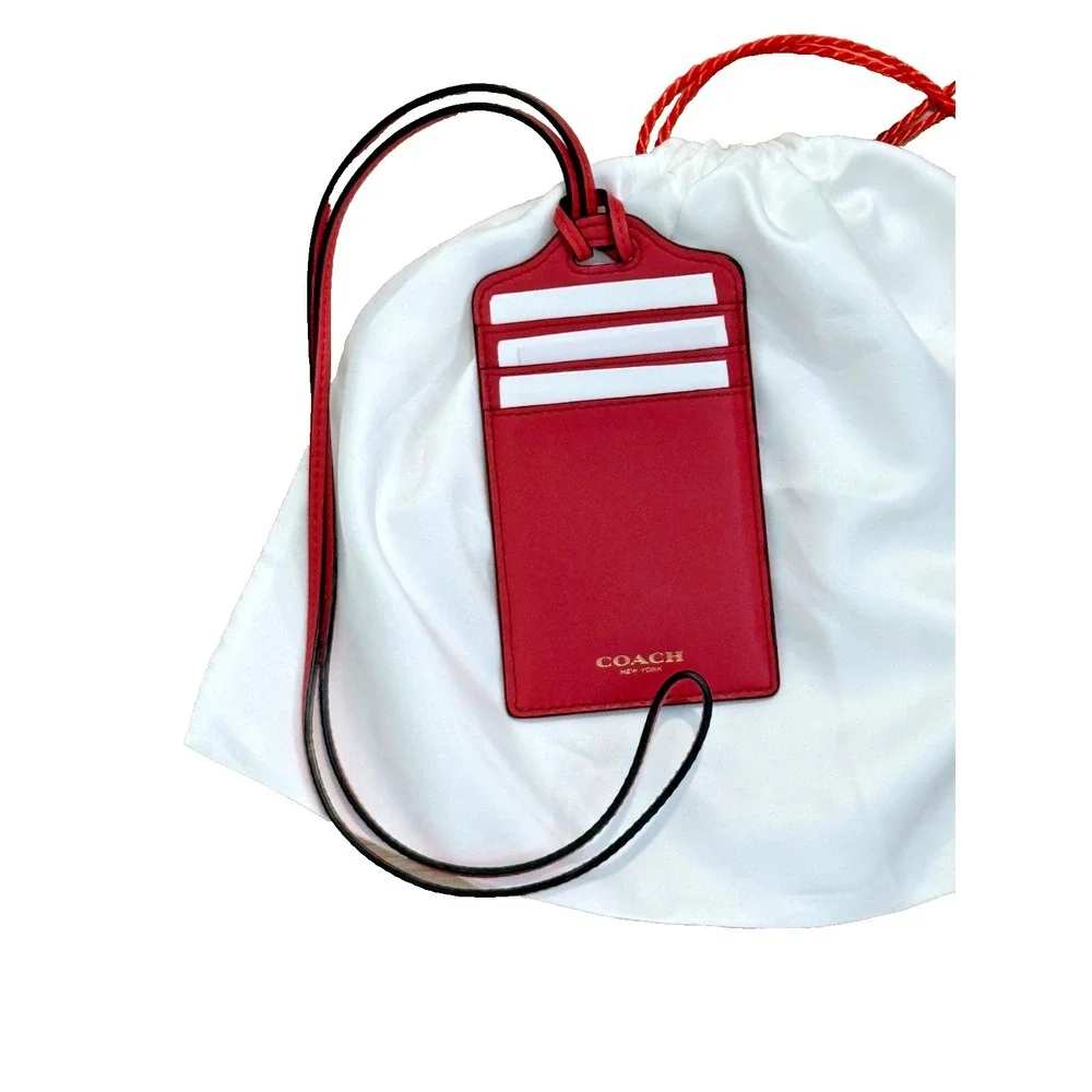 Coach genuine red