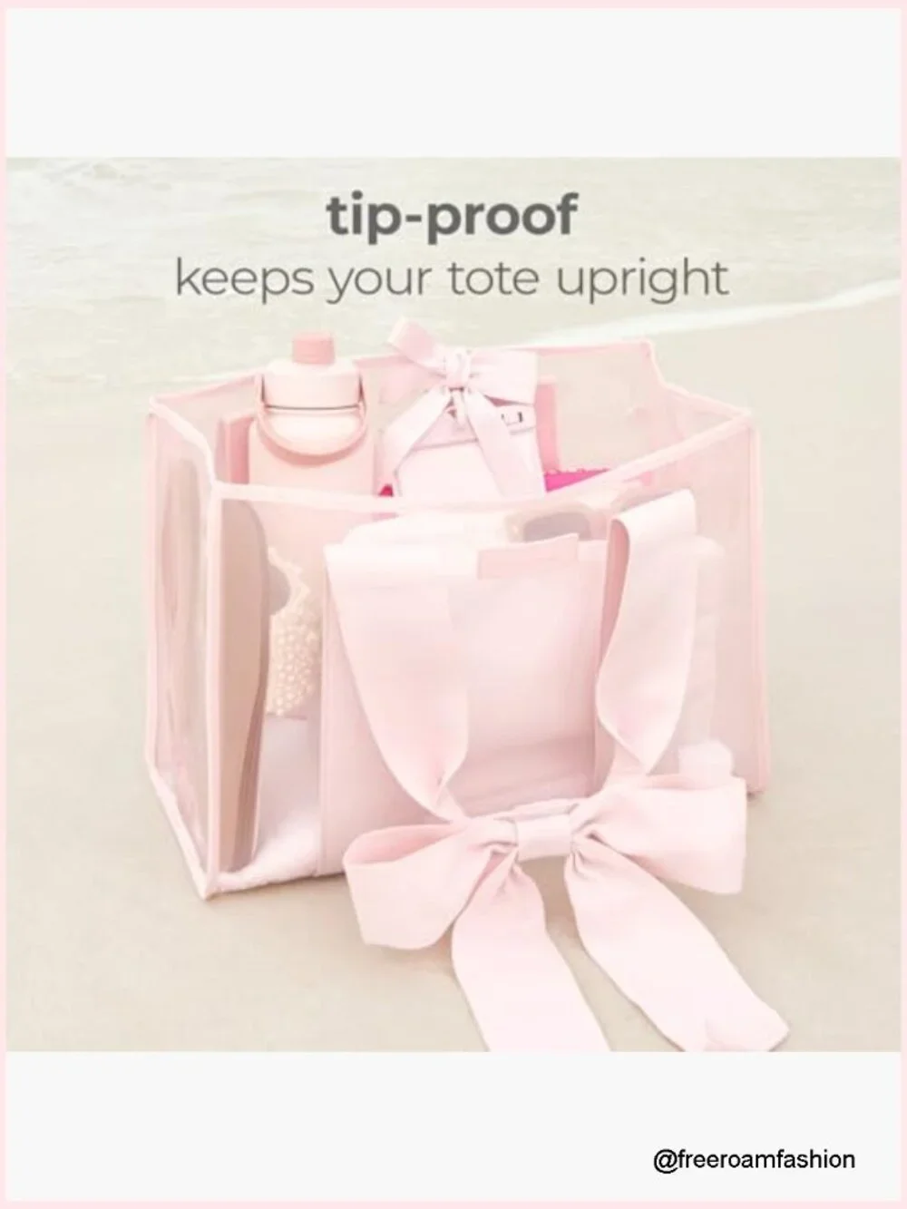 Large Waterproof Washable Tote Bag with Phone Pouch