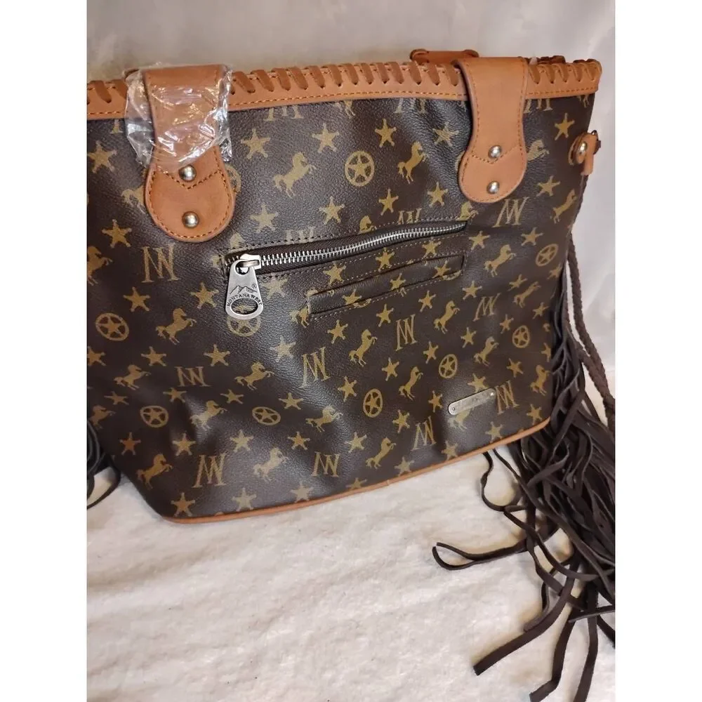 New Montana West Tote with Wallet