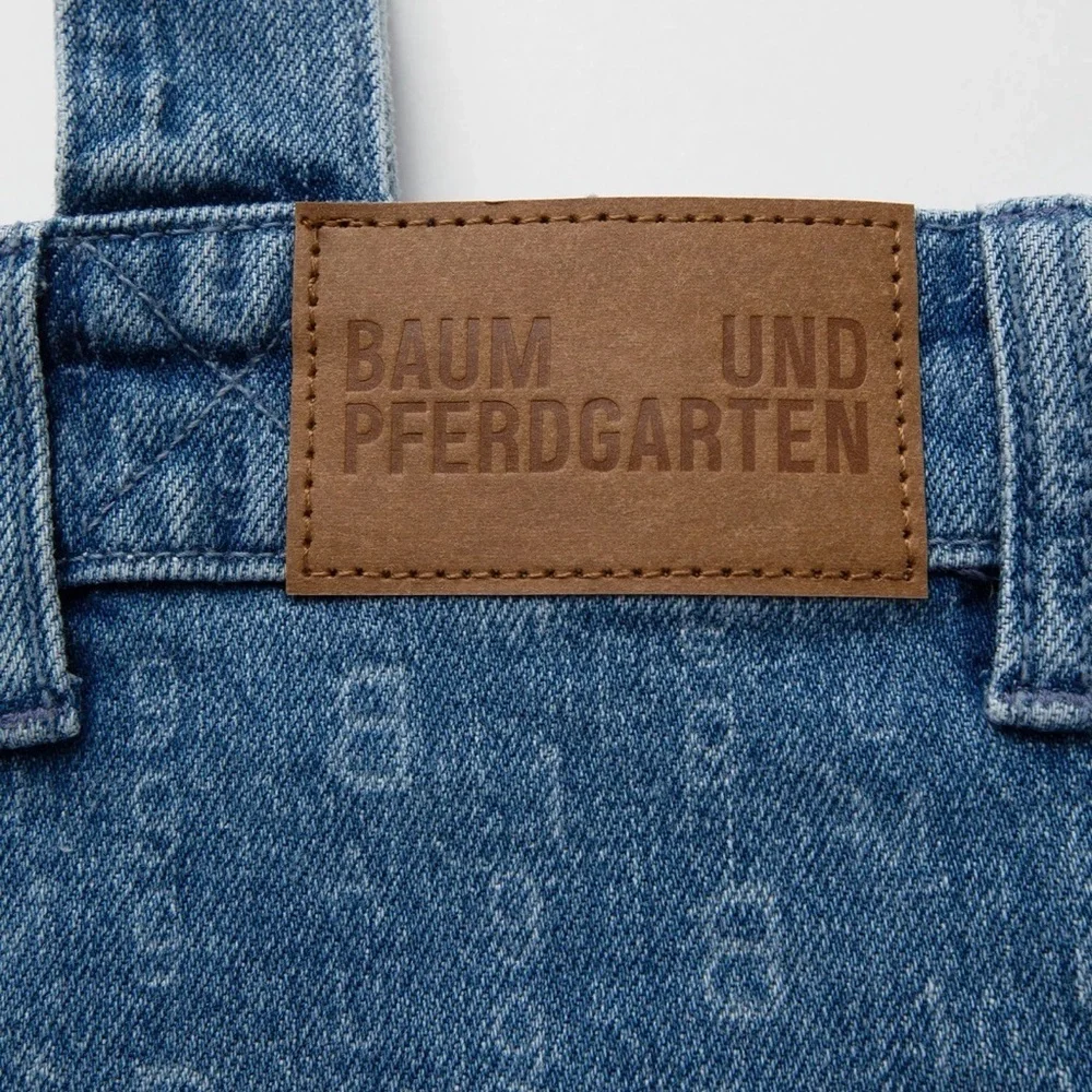 Baum Und Pferdgarten tote denim